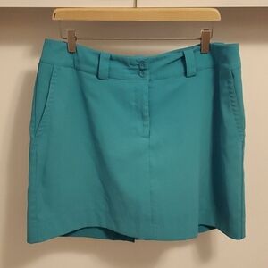 Nike Golf Tour Performance skort. Aqua Blue (turquoise). Size 12. Dri-Fit.